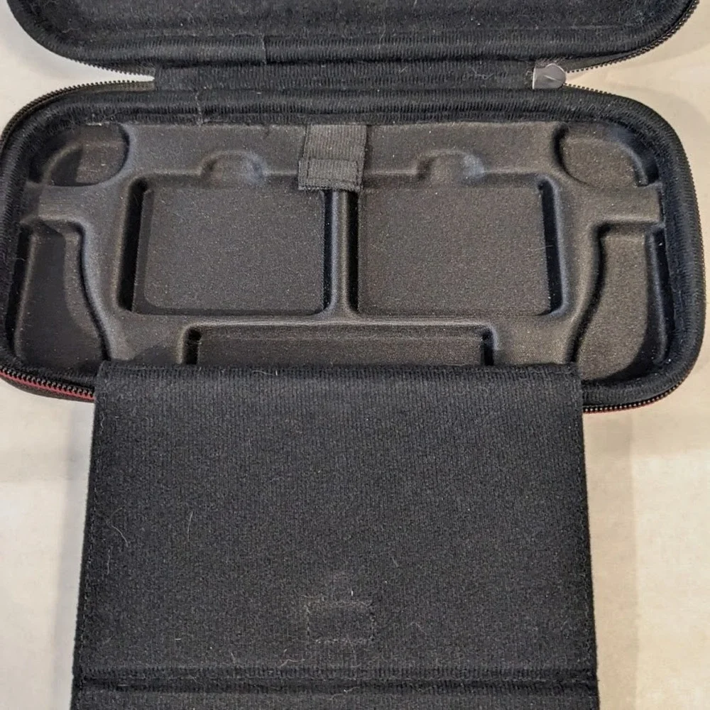 Official Nintendo Switch Travel Case Black Ballistic Nylon Hard Pad Carrying OEM